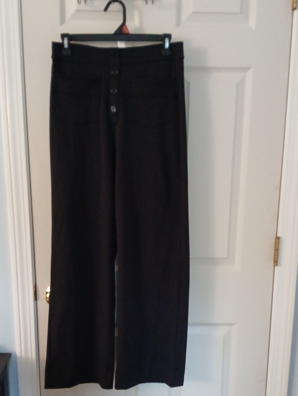 HALARA Black High-Rise Wide Leg Pants